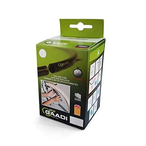Produktbild: GAADI Fahrradschlauch Auto Schrader Ventil 40 mm Zwei-end-Schlauch, Schwarz, 24 Zoll