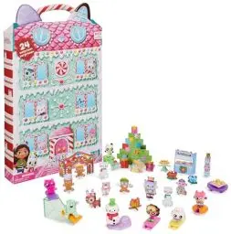Produktbild: Gabby's Dollhouse, Adventskalender mit 24 Überraschungen, Figuren, Aufklebern und Puppenhaus-Zubehörteilen, Geschenk für Kinder ab 3 Jahren