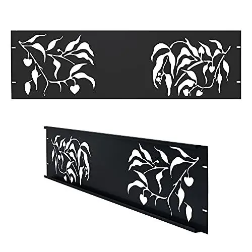 Produktbild: GABIO anthrazit HZE Zaunelement Tree 160x45cm