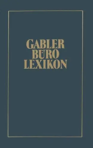 Produktbild: Gabler Büro Lexikon