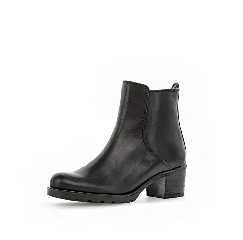 Produktbild: Gabor Damen Ankle Boots, Frauen Stiefeletten,uebergangsstiefel,gefüttert,Winterstiefeletten,Stiefel,Bootee,Booties,schwarz (Mel.),42.5 EU / 8.5 UK