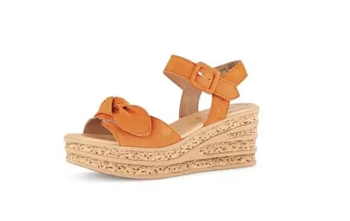 Produktbild: Gabor Damen Keilsandalen, Frauen Sandalen,Best Fitting,Keilsandaletten,Keilabsatz,Wedge-Heel,Sommerschuhe,offene Schuhe,Clementine,40 EU / 6.5 UK