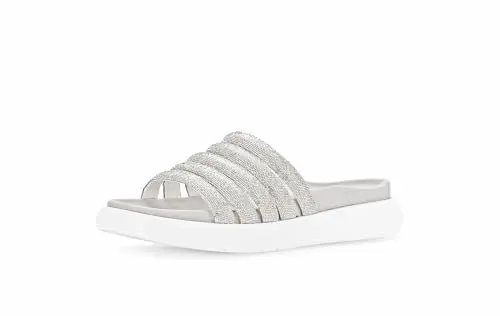 Produktbild: Gabor Damen Pantoletten, Frauen Slipper,Best Fitting,Backless Slipper,Gartenschuhe,Sommerschuhe,sommerclogs,Sandalen,kristall,39 EU / 6 UK
