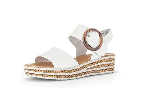Produktbild: Gabor Damen Plateausandalen, Frauen Sandalen,Best Fitting,Strandschuhe,Plateausandaletten,Dicke Sohle,bequem,Sommerschuhe,Latte,40 EU / 6.5 UK