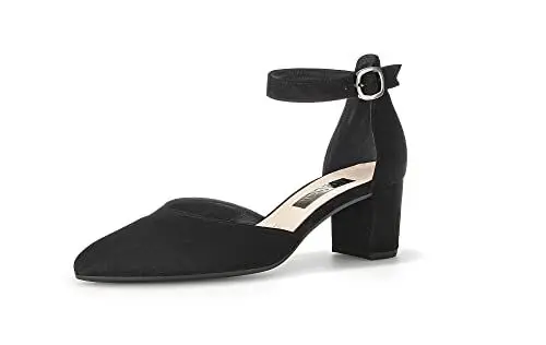 Produktbild: Gabor Damen Riemchen Pumps, Frauen Absatzschuhe,Abendschuhe,Court Shoes,stöckelschuhe,knöchelriemchen,Fesselriemchen,schwarz,39 EU / 6 UK