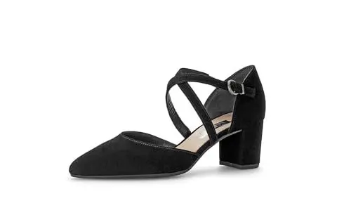 Produktbild: Gabor Damen Riemchen Pumps, Frauen Absatzschuhe,Court Shoes,stöckelschuhe,feine halteriemen,elegant,high Heels,Heels,schwarz,39 EU / 6 UK