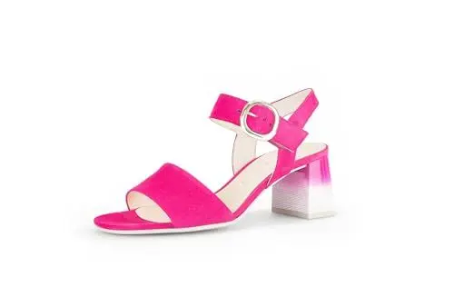 Produktbild: Gabor Damen Riemchensandalen, Frauen Sandalen,Freizeitschuhe,offene Schuhe,Strandschuhe,Sandaletten,Sommersandalen,pink (Degrade),39 EU / 6 UK