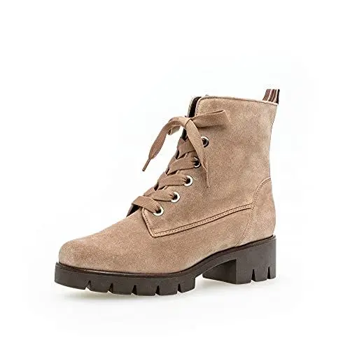 Produktbild: Gabor Damen Schnürstiefeletten, Frauen Boots,Wechselfußbett,Best Fitting,Booties,halbstiefel,Kurzstiefel,Desert,40.5 EU / 7 UK