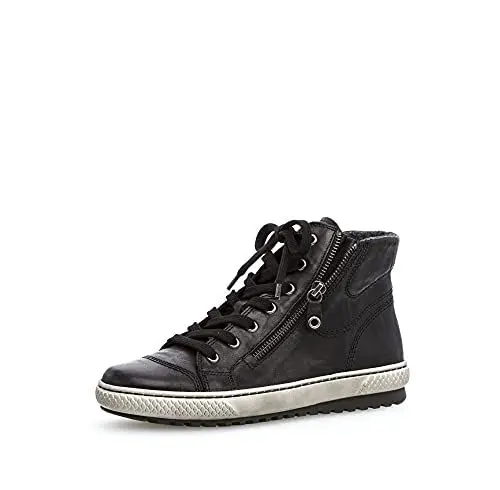 Produktbild: Gabor Damen Schnürstiefeletten, Frauen Stiefeletten,Booties,halbstiefel,Kurzstiefel,uebergangsschuhe,schwarz (Smoky),39 EU / 6 UK
