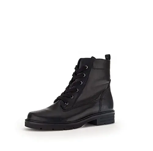 Produktbild: Gabor Damen Schnürstiefeletten, Frauen Stiefeletten,Wechselfußbett,Best Fitting,uebergangsstiefel,schnürboots,schwarz (schwarz),40.5 EU / 7 UK