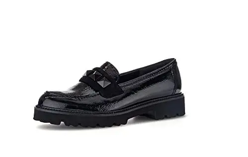 Produktbild: Gabor Damen Slipper, Frauen Slip On,Best Fitting,Schlupfschuhe,schluepfschuhe,College Schuhe,Businessschuhe,Slip-ons,schwarz (Uni),36 EU / 3.5 UK