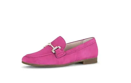 Produktbild: Gabor Damen Slipper, Frauen Slip On,Moderate Mehrweite (G),Businessschuhe,Slip-ons,Mokassins,Halbschuhe,Loafer,pink (Gold),39 EU / 6 UK