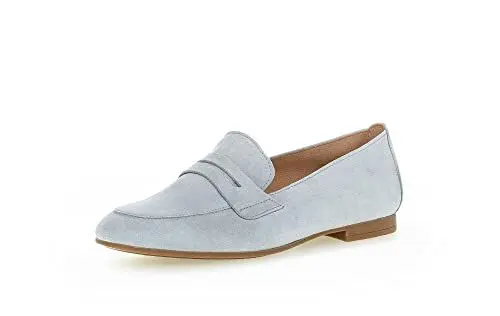 Produktbild: Gabor Damen Slipper, Frauen Slip On,Slip-ons,Mokassins,Halbschuhe,Schlupfschuhe,schluepfschuhe,Loafer,College Schuhe,aquamarin,38.5 EU / 5.5 UK