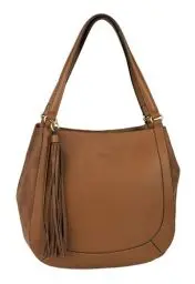 Produktbild: Gabor bags Aki Damen Shopper Umhängetasche Reißverschluss Groß Cognac Braun