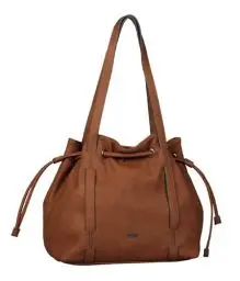 Produktbild: Gabor bags Malu Damen Shopper Umhängetasche Reißverschluss Mittelgroß Cognac Braun