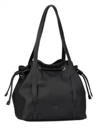 Produktbild: Gabor bags Malu Damen Shopper Umhängetasche Reißverschluss Mittelgroß Schwarz