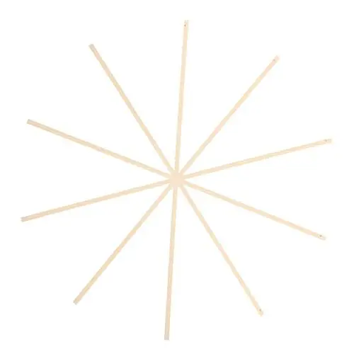 Produktbild: Gadpiparty 10stücke -fächergriffe Für DIY-projekte Heimdekoration Hochzeitsprogramme Partyzubehör Bastelmaterial Handfächer Zum Malen Und Dekorieren