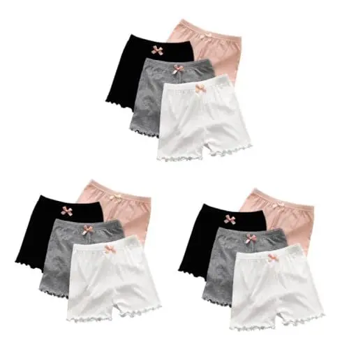 Produktbild: Gadpiparty 12 STK Sicherheits Hose Für Kinder Sicherheitsunterwäsche Für Kinder Biker-Shorts Fahrradshorts Für Mädchen Dünner Kurzer Slip Kurze Hosen Sport Modaler Stoff Kleinkind Strumpfhose