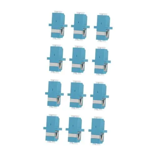 Produktbild: Gadpiparty 12 Stück Der Glasfaseranschluss Lwl-anschlüsse Glasfaseradapter Glasfaser-Extender Faserkoppler Lc- Lc Zu Lc Adapter Faseranschlüsse Lc Zu Lc Koppler Plastik