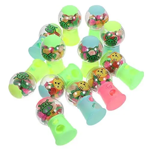 Produktbild: Gadpiparty 12st Kleine - Aus Kaugummiautomaten Strumpffüller Puzzle Radiergummi Spielzeug Spiele Preise Radiergummis Mini-rätsel Weihnachtstasche Plastik Kind Karikatur