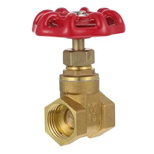 Produktbild: Gadpiparty 1Stk Absperrschieber aus Messing Gasventil aus Messing Wasser-Gas-Luftventil Wasserschlauch Wasserhahn Zubehör für Wasserschläuche Hahnventil mit Widerhaken Wasserrohr Rohrventil