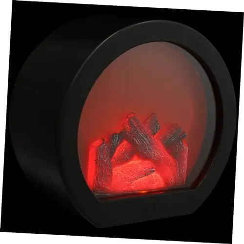 Produktbild: Gadpiparty 1Stk Kamin Nachtlicht Sensor-Nachtlicht hängende Sitzlaterne aus Kunststoff led stimmungslicht led feuerlicht Ornament Dekor Schreibtisch-Nachtlampe LED-Kaminlampe Mini schmücken