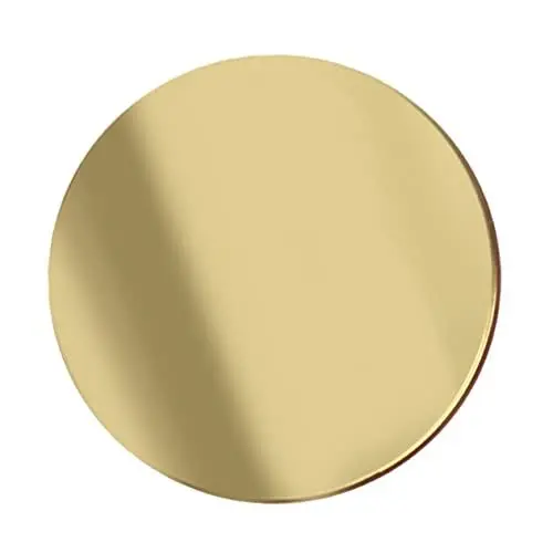 Produktbild: Gadpiparty 1Stk Reflektor Spiegel spiegelplatten reflektierende Hintergrundtafeln Schmucktablett Fotostudio Zubehör Schmuck Hintergrund runden Reflexionstafel Schminkspiegel Requisiten 15c