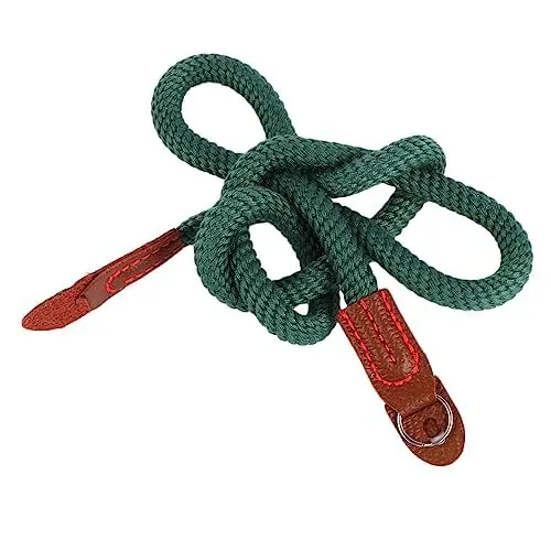 Produktbild: Gadpiparty 1 Stück Kameragurt Weiche Baumwolle Kameragurt Seil Kamera-Lanyard-Gurte Langer Kamera-Seilgurt Dslr-Kamera-Seilgurt Halftergurt Für Kamera Modisches Kameraseil Grün