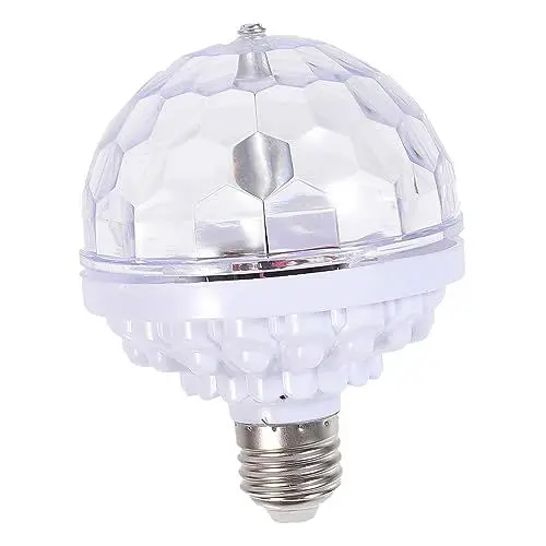 Produktbild: Gadpiparty 1Stk rotierendes Licht light bulb ferngesteuerte Glühbirnen Disco-Kugel-Lichter Dekor Drehung ktv-Lampe ktv Kugellampe Mini Bunte Kugellichter Blitzlichter Plastik