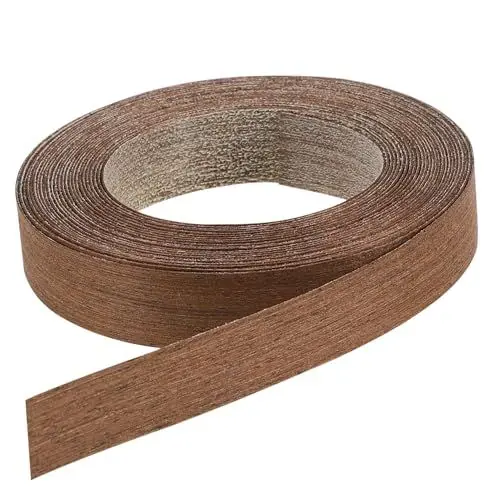 Produktbild: Gadpiparty 1 Rolle Kantenmöbel aus Massivholz Echtholz Kantenband Einfache Installation von Kantenband Kantenanleimung flexible Furnierkante Klebeband für Arbeitsplattenkanten Brown