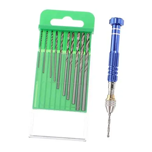 Produktbild: Gadpiparty 1 Satz Handbohrer Set mit Bohrern Präzisionswerkzeug für DIY Schmuck und Uhr Reparatur und rutschfest Pinzette