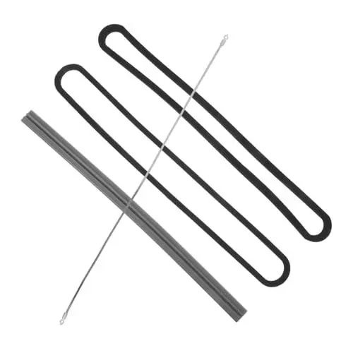 Produktbild: Gadpiparty 1 Satz Zubehör für Vakuummaschinen Vakuummaschine Zubehör Ersatzdichtung ersatzteile Austausch der Dichtungsschaumstreifen Silikondichtung für Vakuumierer Kieselgel Black