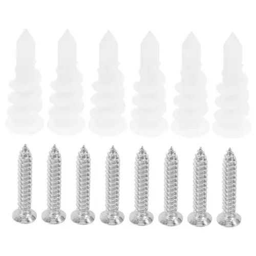 Produktbild: Gadpiparty Robuster Befestigungsanker-schraubensatz Aus Kunststoff Und Eisen 50-teilig Trockenbauanker-set