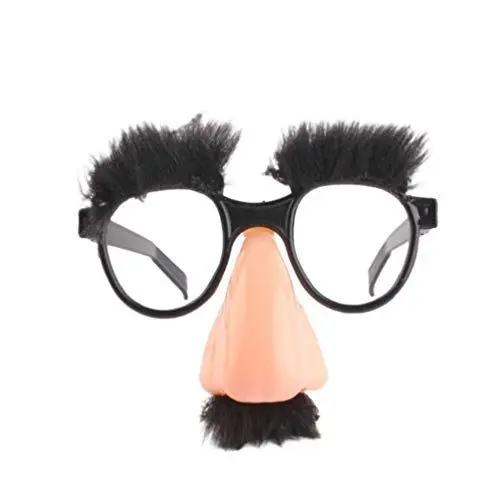 Produktbild: Gadpiparty Verkleidungsbrille Nase 1 Lustige Verkleidungsbrille Mit Lustiger Augenbrauen Schnurrbart Clown- Perfekte Partyartikel Für Kostüm Halloween Rauschbrille