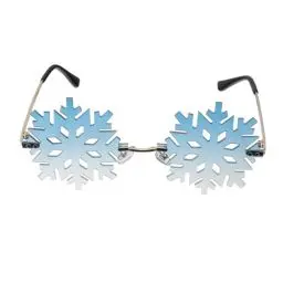 Produktbild: Gadpiparty 1 X Brille Mit Schneeflocken-Brille Schneeflocken-Brille Tropischer Abschlussball Foto-Requisiten Kunststoff-Sonnenbrille Lustige Sonnenbrille Exquisite Brille Stilvolle