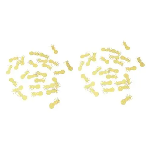 Produktbild: Gadpiparty Ananas Konfetti 200 Stk Golddekor Party Konfetti Konfetti-dekore Konfetti-dekorationen Tischkonfetti Hochzeitsbedarf Ananas Tischdeko