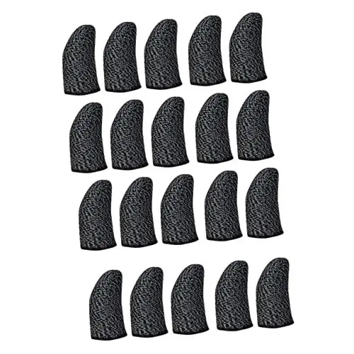 Produktbild: Gadpiparty 20 Stk Gaming-Finger hochempfindliche Fingerhülle Daumenhülle zum Spielen Touchscreen-Fingerhülle Handyspiel Fingerhülle atmungsaktiv Handschuhe Ärmel Fingerbett Schutz Nylon