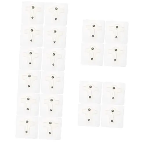 Produktbild: Gadpiparty 20 Stk Stanzfreie Aufkleber Klebehaken Hochleistungs-Kleiderbügel NEIN kleiderständer kitchen utensil holder wand schraube aufhänger Haken für Wandschrauben keine Spur Mutter Regal