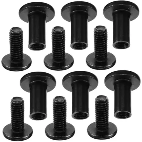 Produktbild: Gadpiparty 20er-Pack Standard-innensechskantschrauben Aus Eisen Metallschraubenmuttern Klemme Für Möbel Schränke Tische Einfache Installation