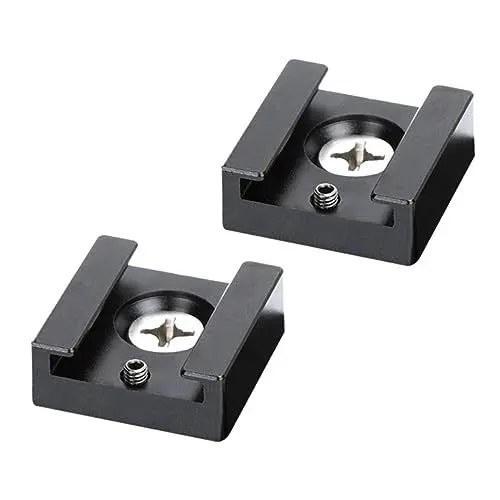 Produktbild: Gadpiparty 2-teiliger Cold Shoe Mount Adapter Kamera-Mount-Adapter Mit 1/4-zoll-schraube Für Blitzhalterung Und Verschleißfest