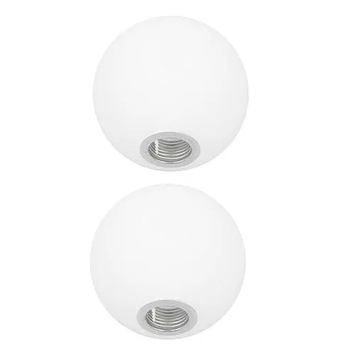 Produktbild: Gadpiparty 2stücke Kugel Lampenschirm Aus Milchglas Øcm Öffnung Øcm Geeignet Für Lampen Stilvolle Glas Lampenabdeckung Für Wohnzimmer Schlafzimmer Und Büro