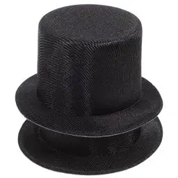 Produktbild: Gadpiparty 2 Stücke Mini Zylinder Hüte Schwarz Top Hüte Dekozylinder Schneemann Hüte Weihnachtspuppe Hut Spielzeug für DIY Handwerk Basteln Weihnachten Dekoration Puppen Zubeh?r