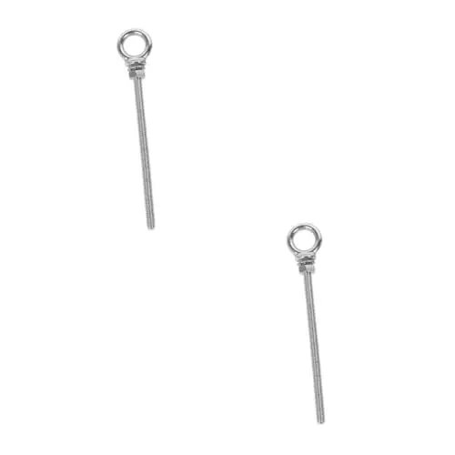 Produktbild: Gadpiparty 2st Augenschraube Steckbolzen Bügelschraube Ringschraube Aus Edelstahl Schraubösen Aus Metall Kleiner Schraubbolzen Metallschraube Hängende Hardware Rostfreier Stahl