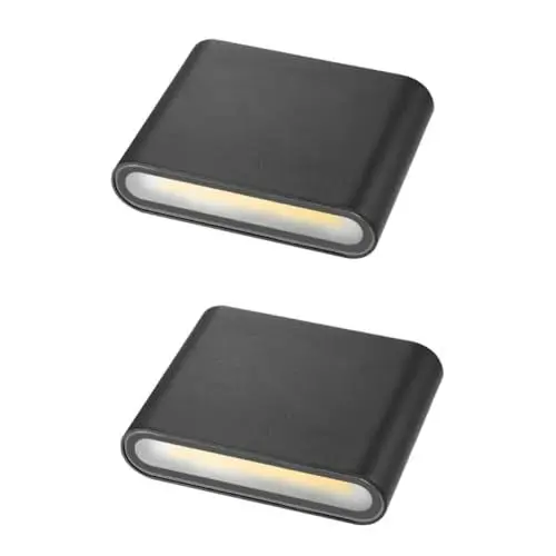 Produktbild: Gadpiparty 2st Flurlampe Außenlampe Wandleuchten Für Den Außenbereich Außenwandleuchten Led-wandleuchte Außenlicht Led-lampe Aufleuchten Wasserdicht