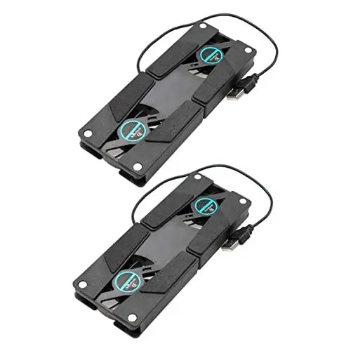 Produktbild: Gadpiparty Dual Fan Laptop Cooling Pad Power Faltbarer Ständer Für Notebook Belüftet Und - Design