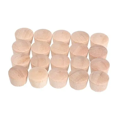 Produktbild: Gadpiparty 300stücke Dübel Für Möbelbeschläge Dübel Für Schraublöcher Für Holz Für Holzmöbel Schraubenlochstopfen Lochkegel Holz Dekorative Möbel Holzlochstopfen