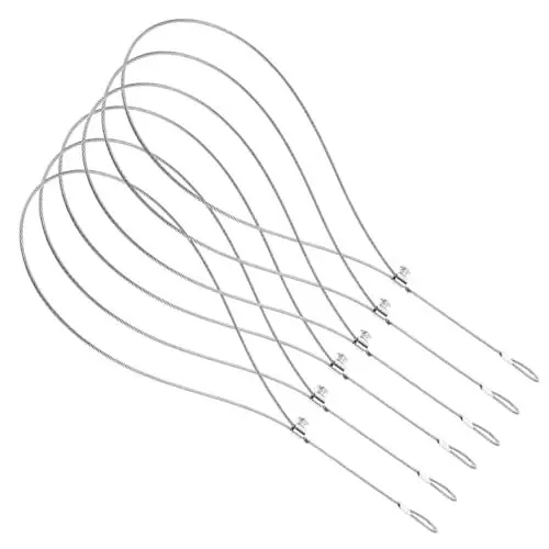 Produktbild: Gadpiparty 30 Stk Verstellbarer Zugriegel Kabel ziehen Edelstahlkabel Zauntorverriegelung Torschlösser für Außenzäune rostfrei roststop Riegel Kabelzug Torriegel Edelstahl 304 Silver