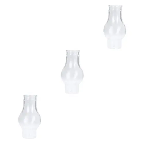 Produktbild: Gadpiparty 3stücke Öllampenschirm Aus Glas Einstellbare Abdeckung Für Kerosinlampen Dekorativ Schutz Für Kleine Öllampen Für Zuhause Hotel -projekte Hochwertige Lampenabdeckung Für