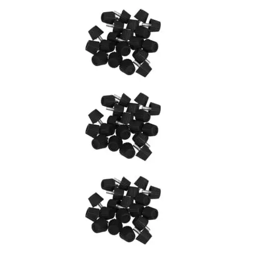 Produktbild: Gadpiparty 3 Sätze Möbelmatte Verstellbare Nivellierfüße Verstellbare Füße Für Möbel Möbelnivellierer Klein Tisch- Und Stuhlfußpolster Möbelgleiter Stuhlfußschutz Black Pp 20 Stück * 3