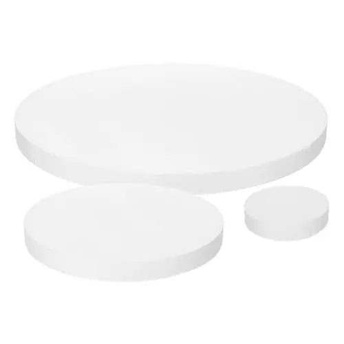 Produktbild: Gadpiparty 3 Stück Schaumkuchen -chassis Gefälschter Kuchenschaum Kuchenkissen Kuchendekorationsschaum Kuchenstand Hochzeitstorten Attrappen Gefälschte Hochzeitstorte Kuchenschaum Üben Weiß